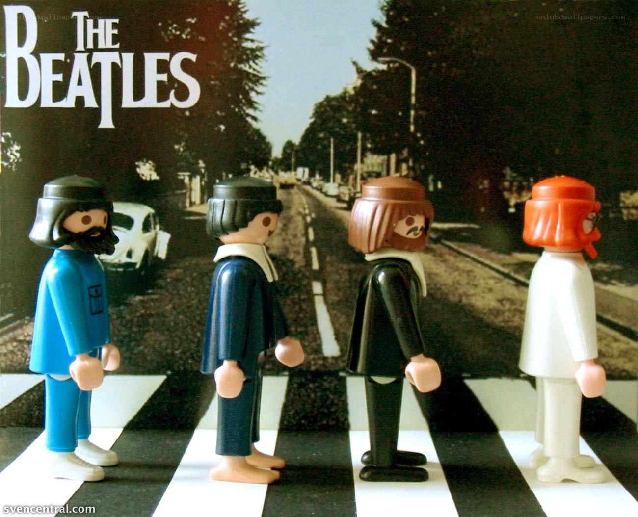 The Beatles on Abbey Road