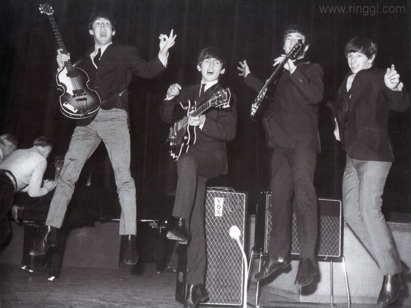 The Beatles on Stage — Black, Energetic