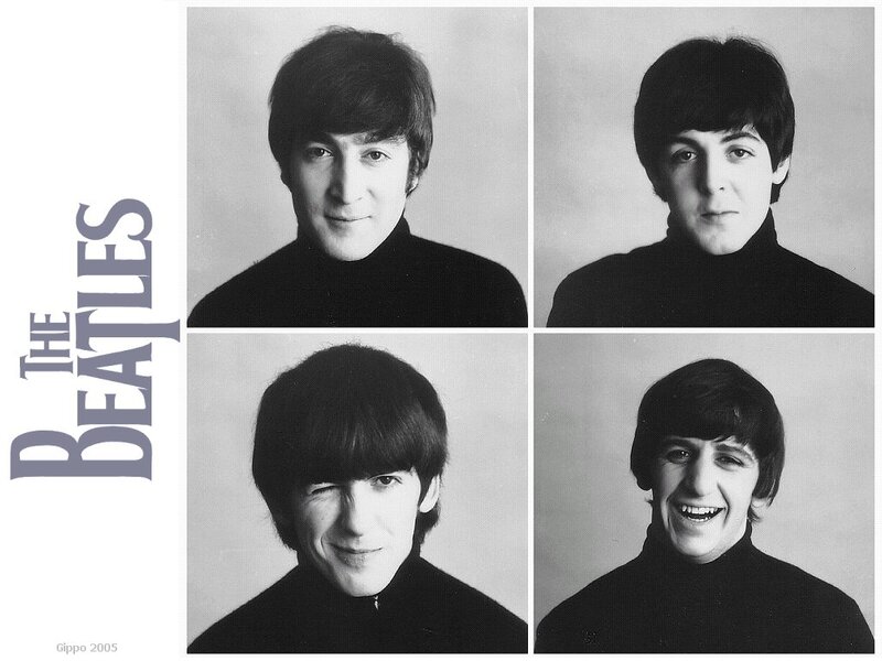 The Beatles portrait collage
