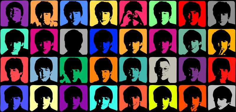 The Beatles Portraits — Black
