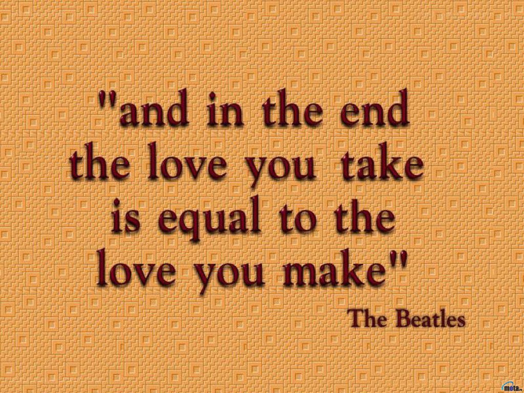 The Beatles quote