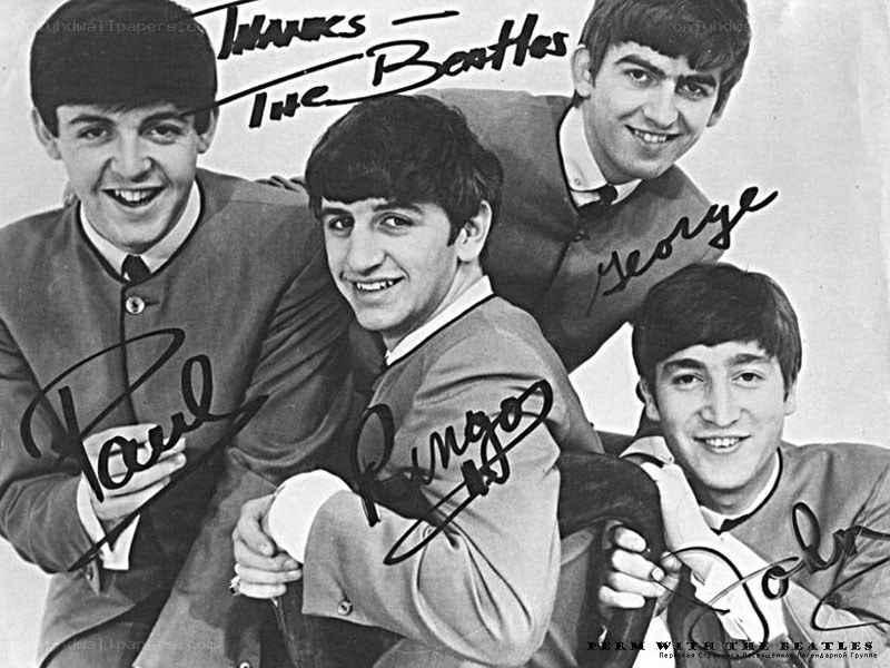 The Beatles signed photo