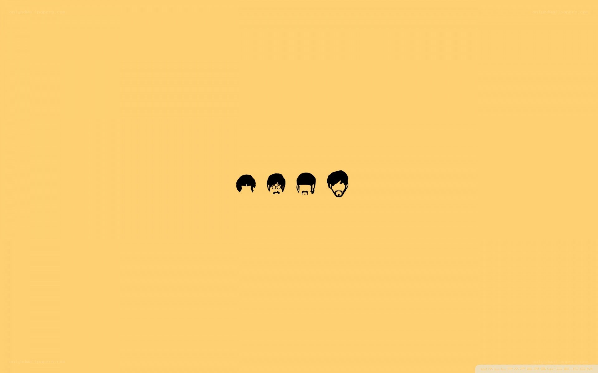The Beatles silhouettes