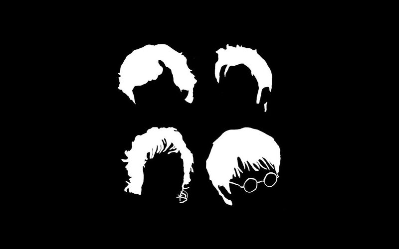 The Beatles silhouettes