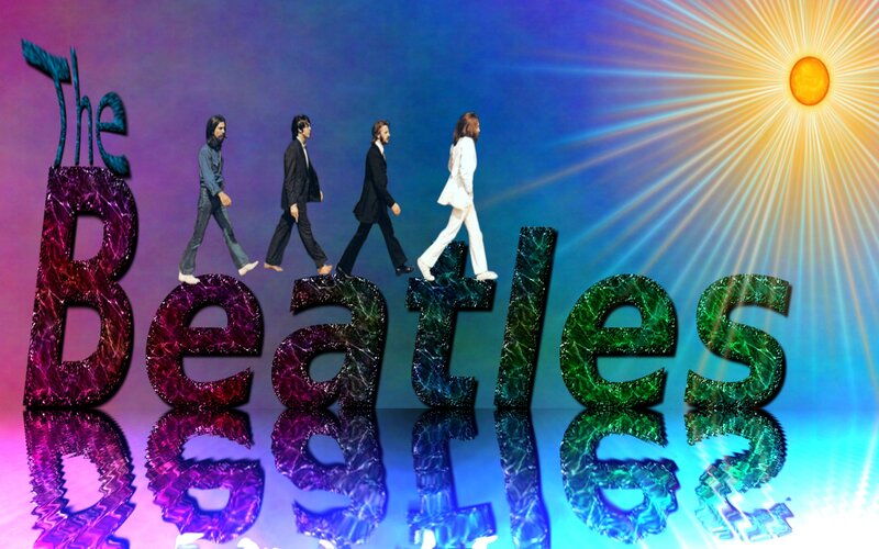 The Beatles Walking