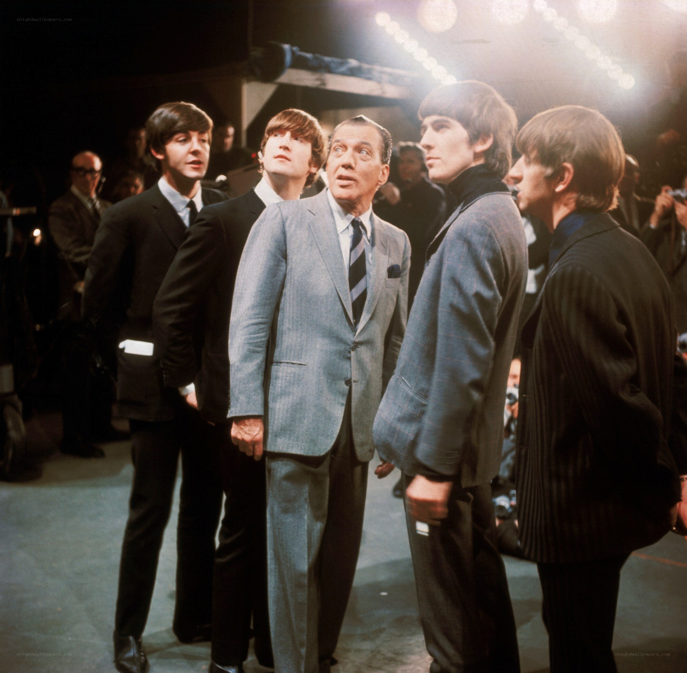 The Beatles with a man