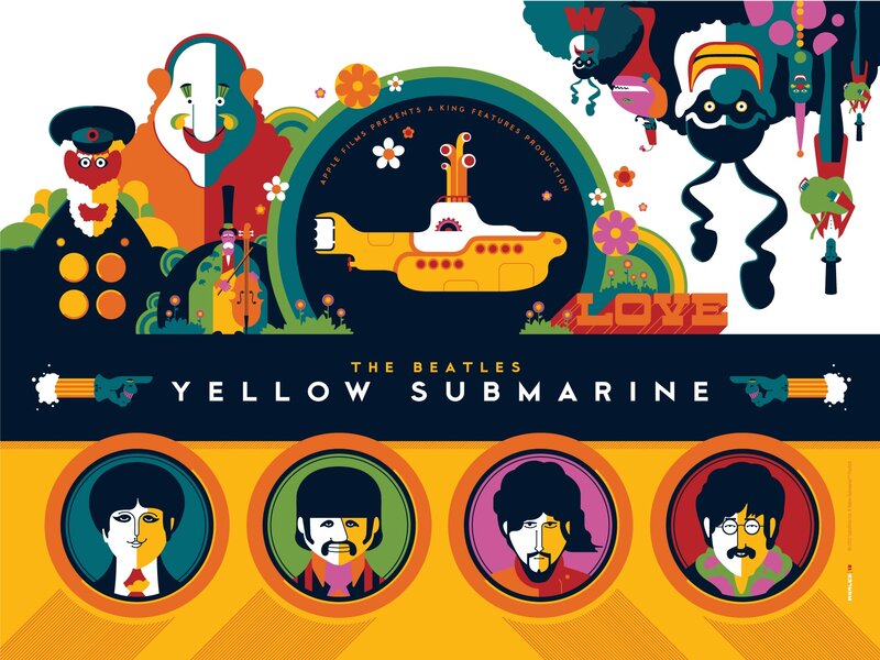 The Beatles Yellow Submarine — Playful