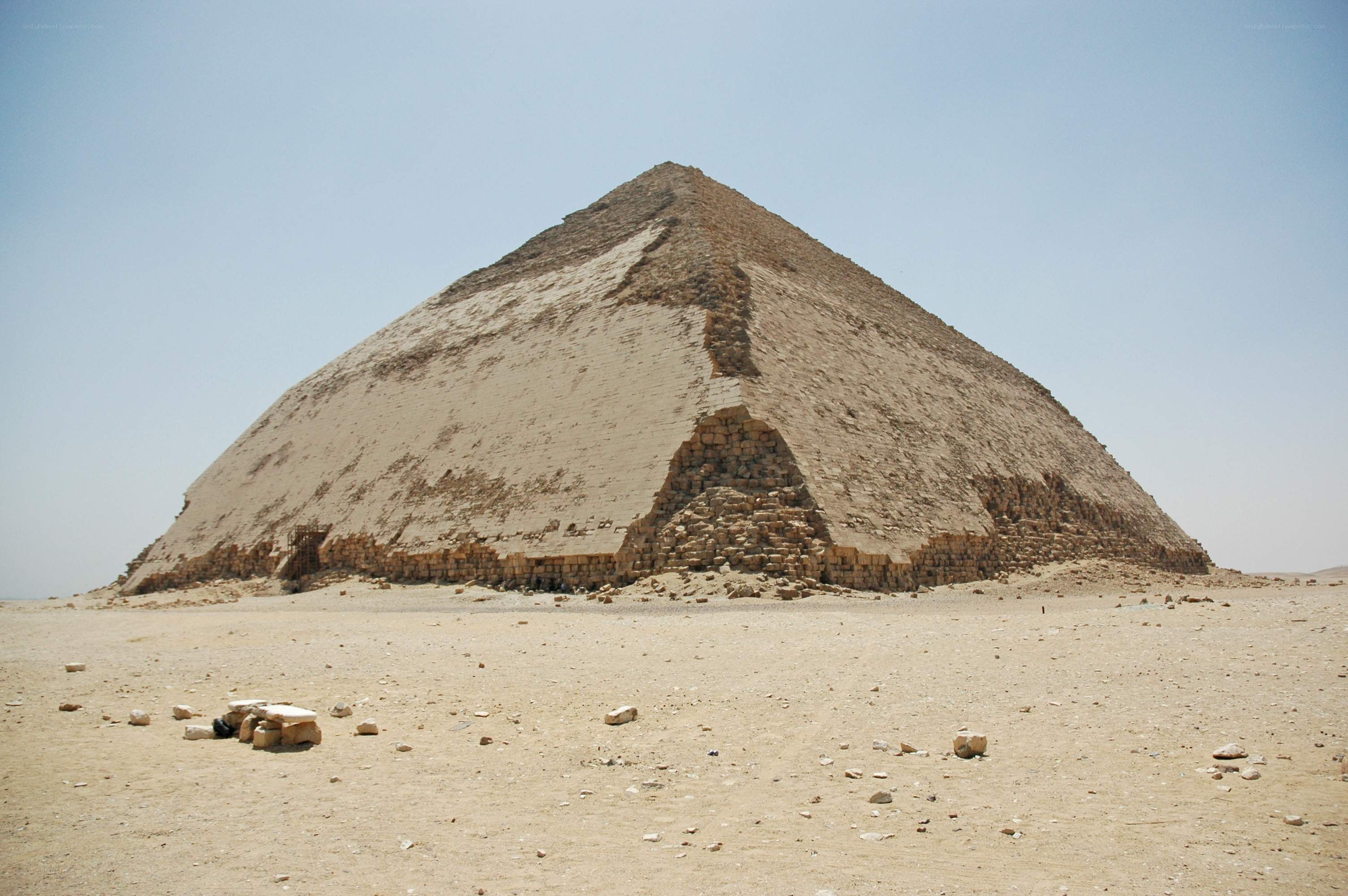 The Bent Pyramid in Egypt