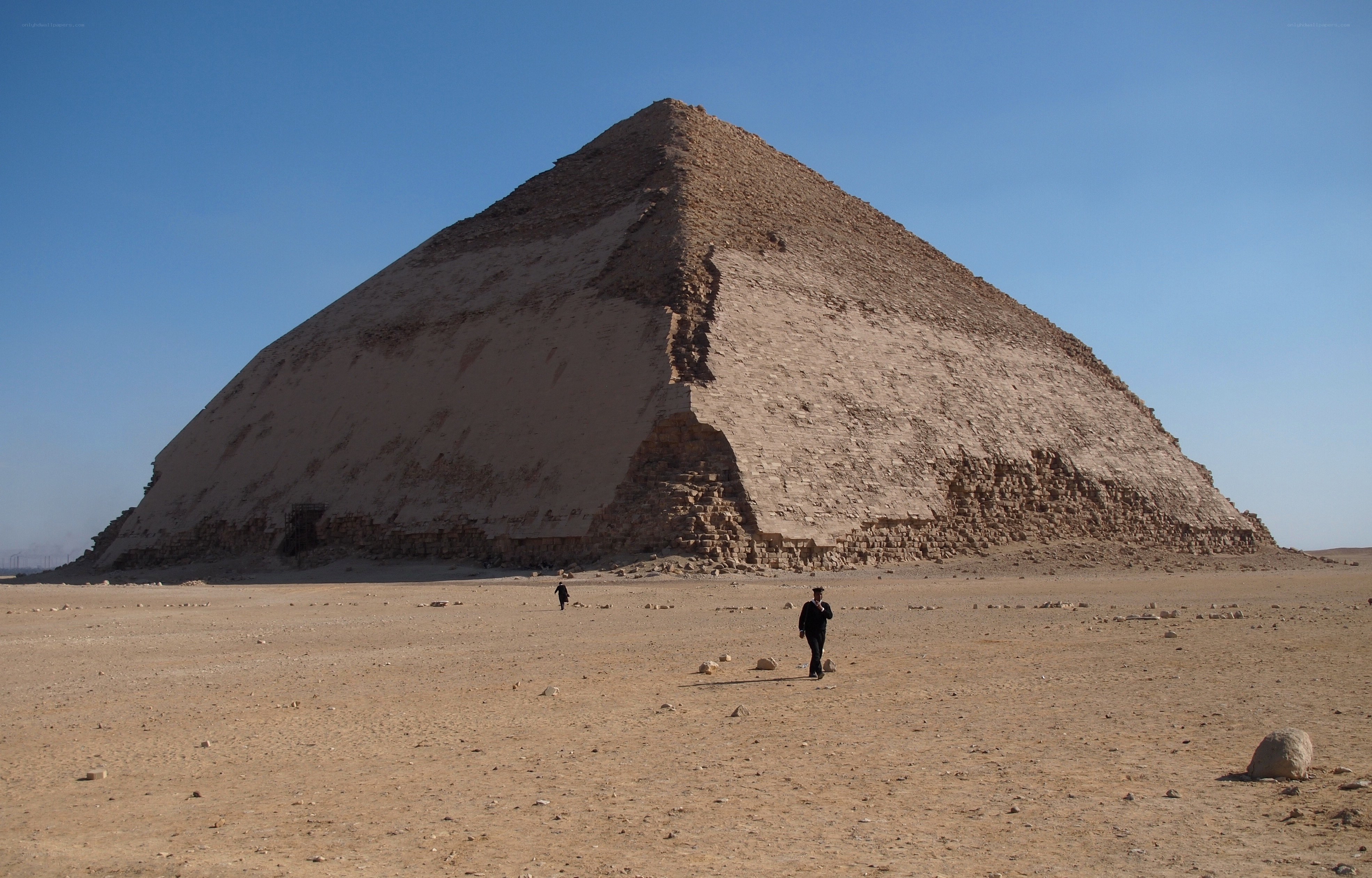 The Bent Pyramid in Egypt
