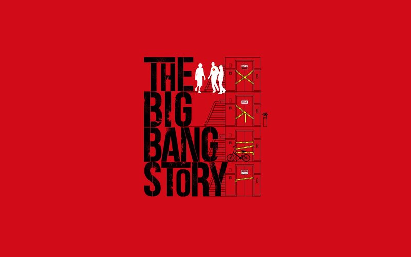 The Big Bang Story Logo — Red