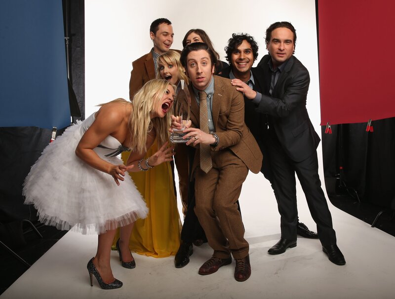 The Big Bang Theory cast celebrates