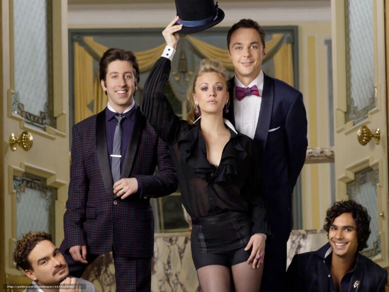 The Big Bang Theory cast in formal wear