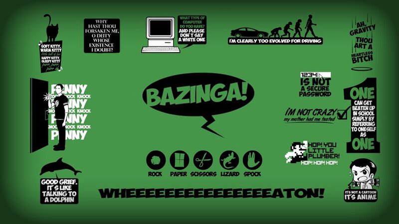 The Big Bang Theory quotes collage
