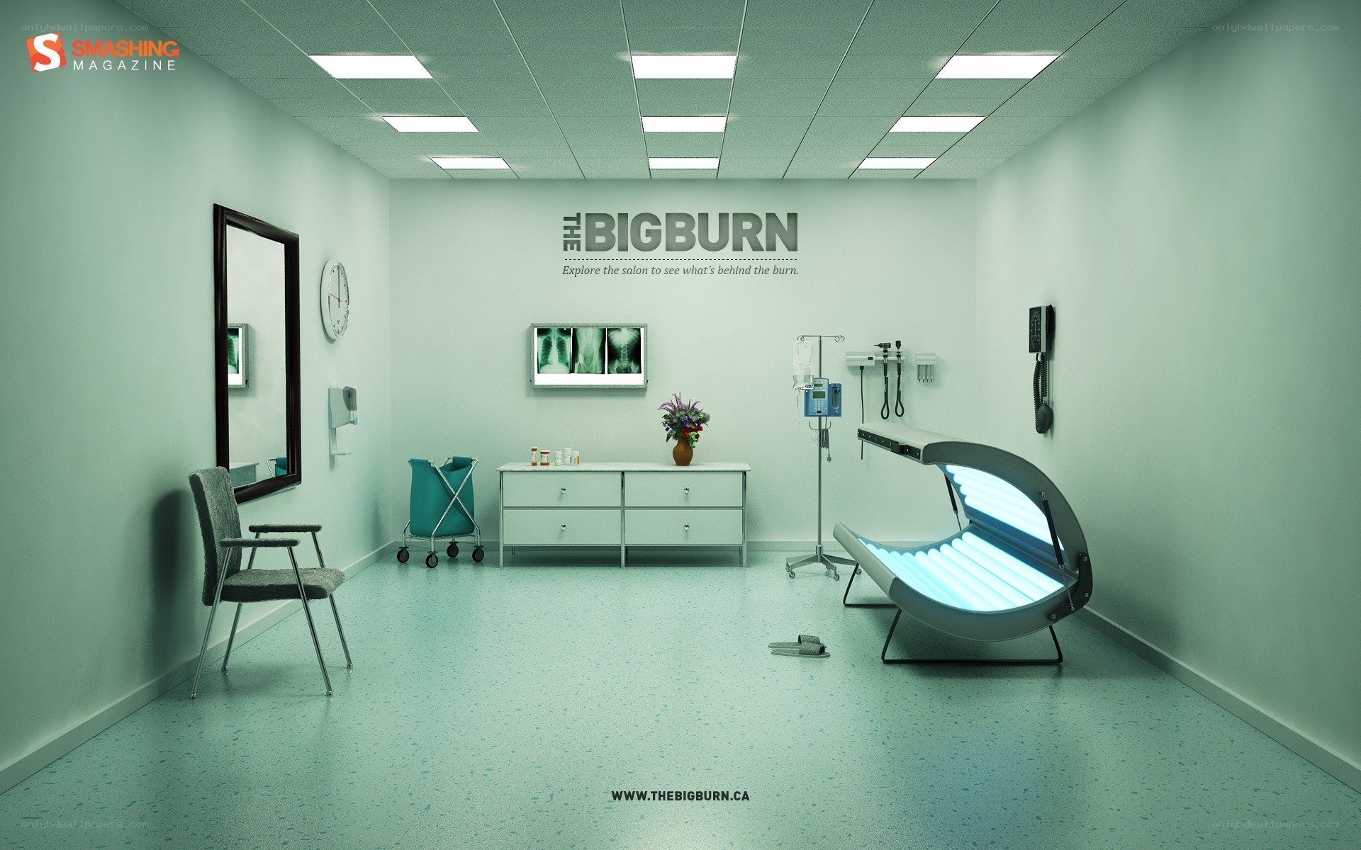 The Big Burn salon interior