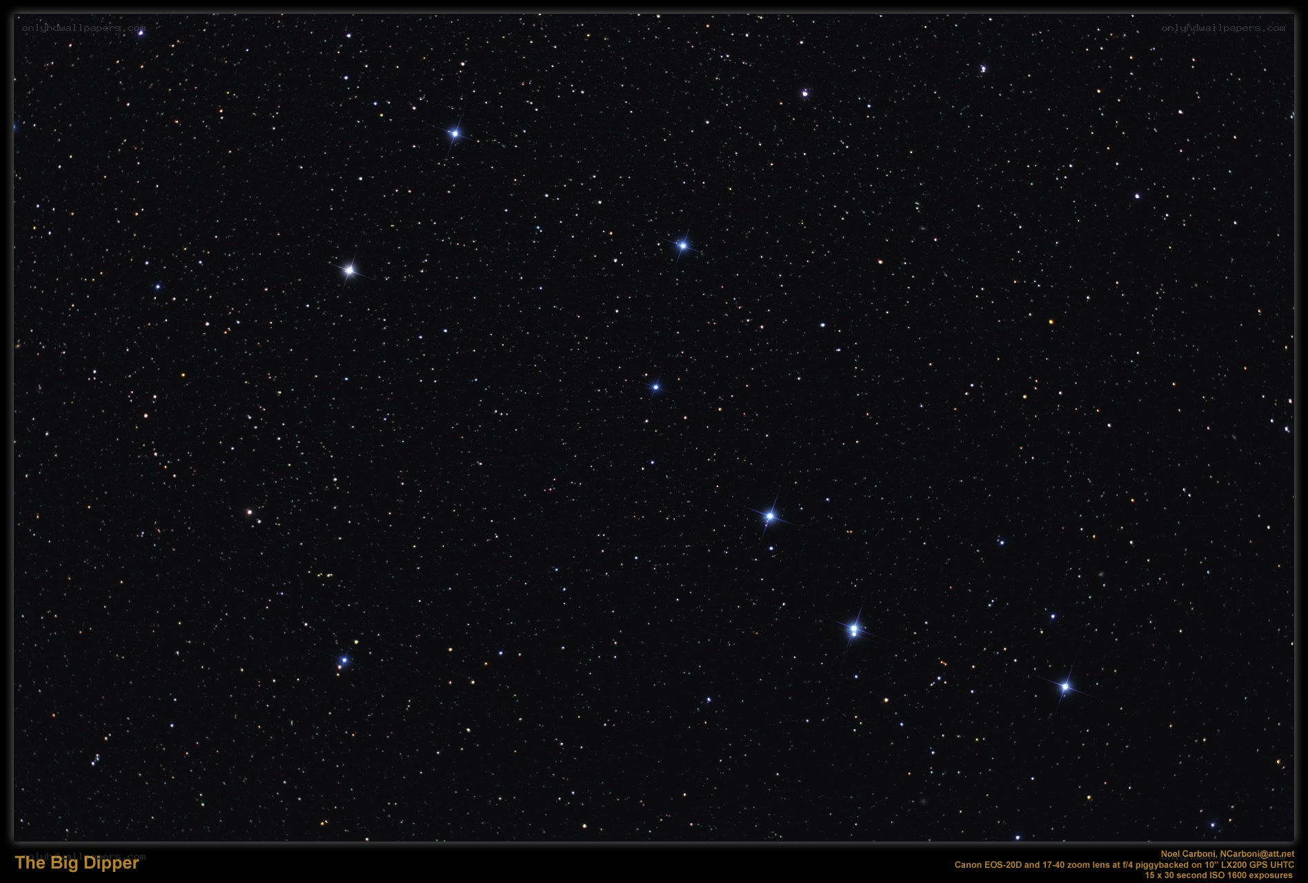 The Big Dipper Star Field