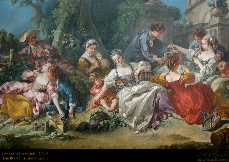 The Bird Catchers detail