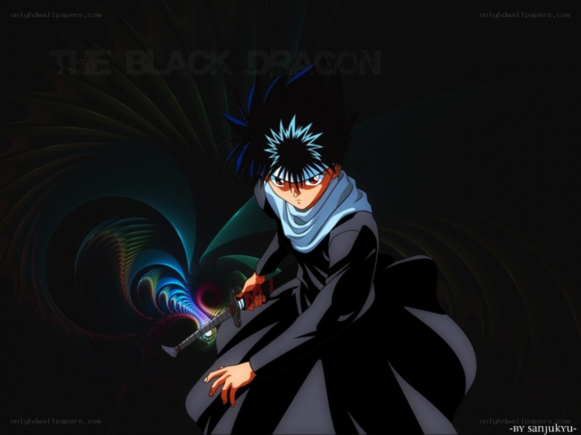 The Black Dragon anime character