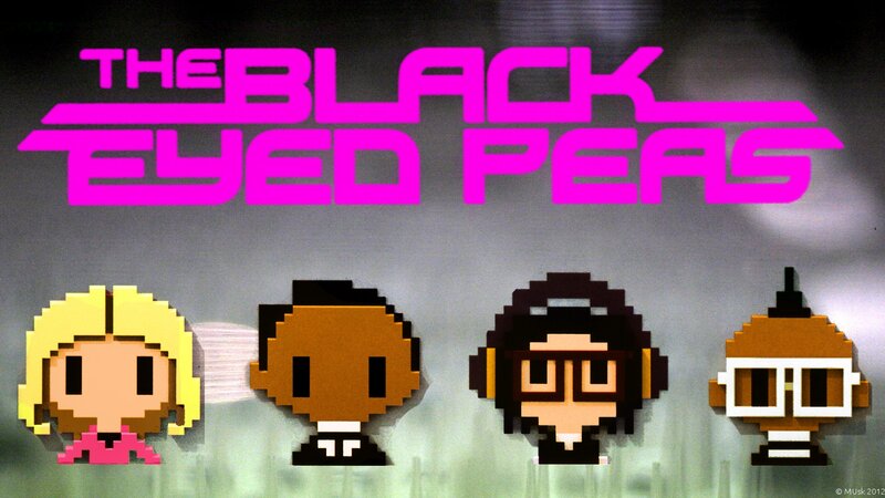 The Black Eyed Peas pixel art