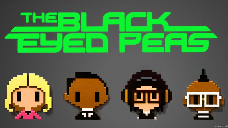 The Black Eyed Peas pixel art