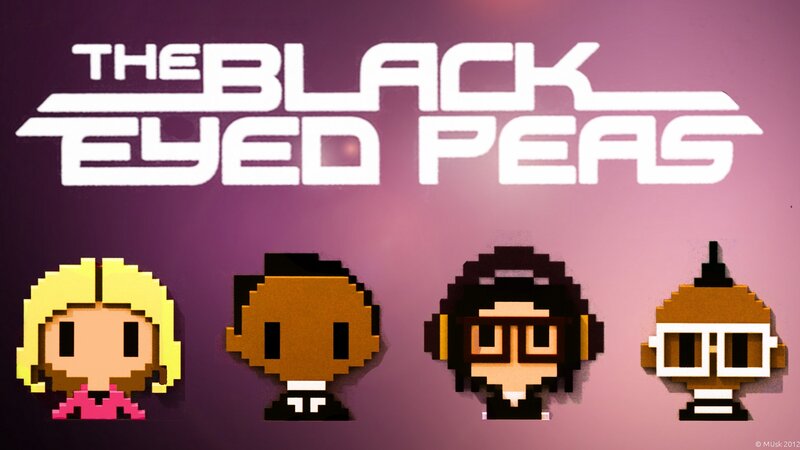The Black Eyed Peas pixel art