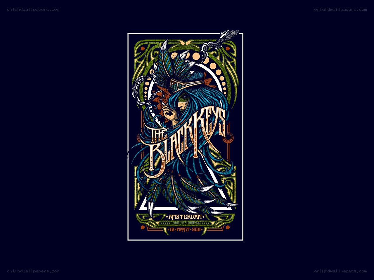 The Black Keys concert poster