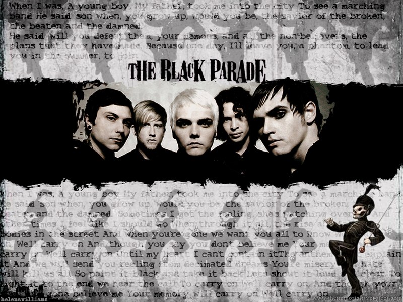 The Black Parade band poster