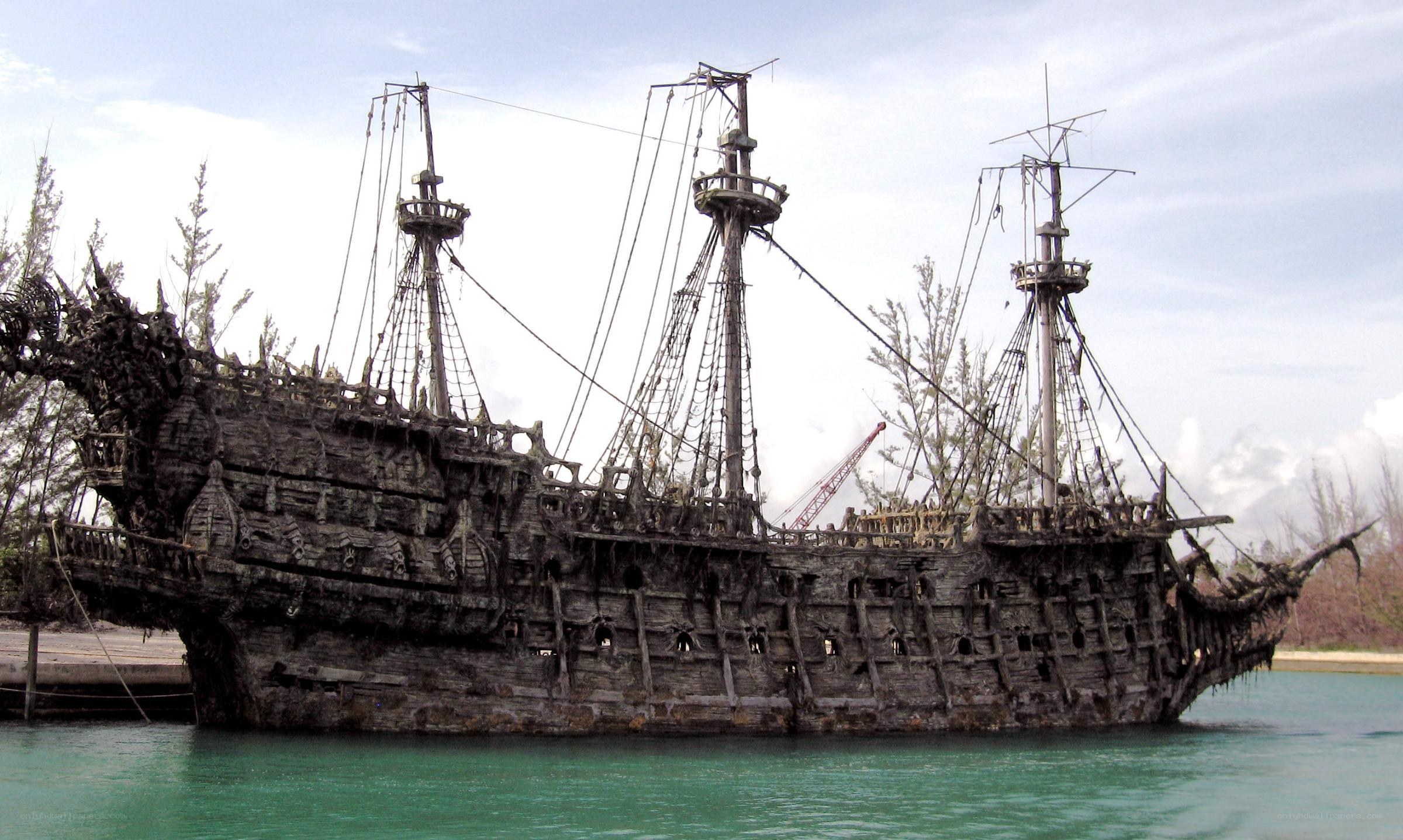 The Black Pearl ship replica