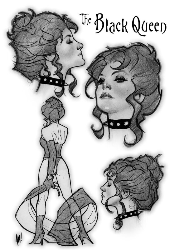 The Black Queen character design