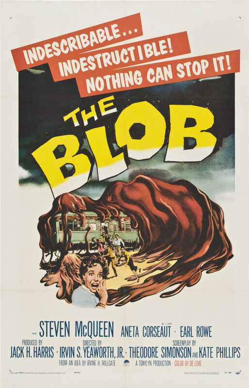 The Blob movie poster