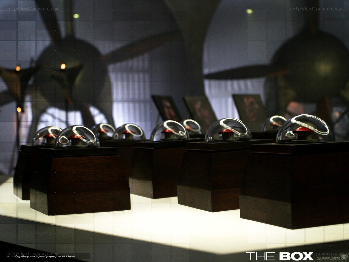 The Box movie display