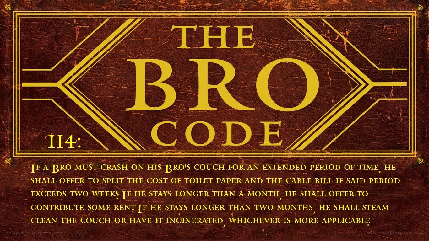The Bro Code Rule 114