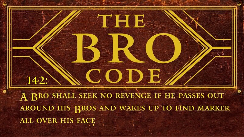 The Bro Code Rule 142