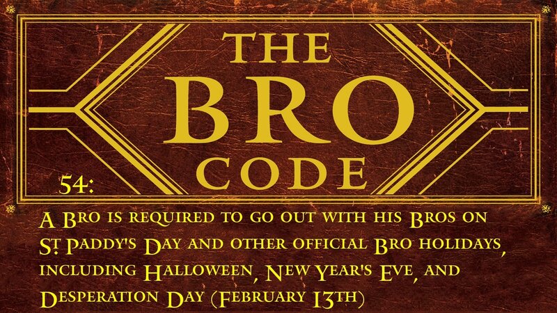The Bro Code Rule 54