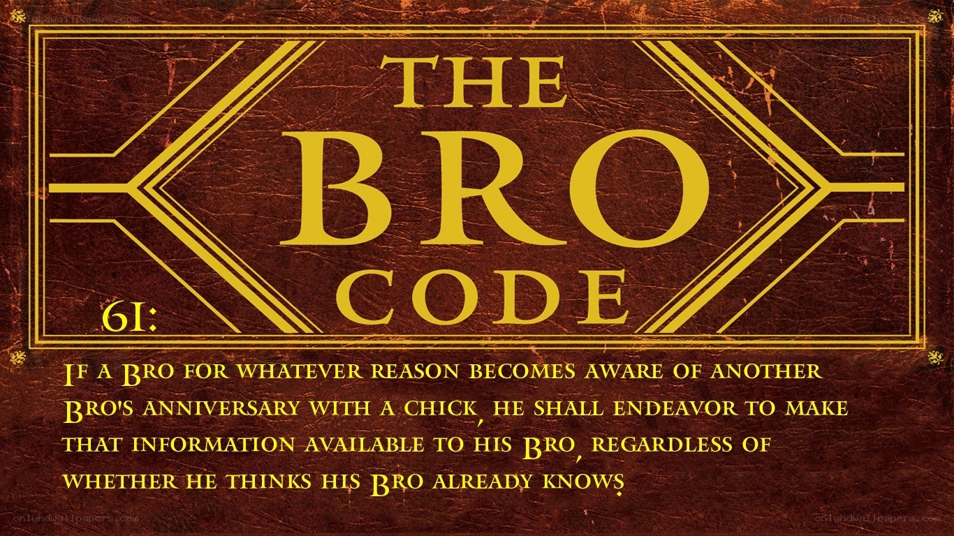 The Bro Code Rule 61