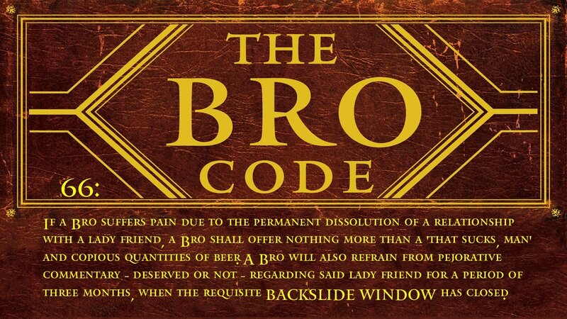 The Bro Code Rule 66