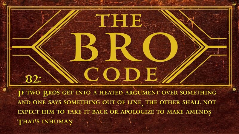 The Bro Code Rule 82