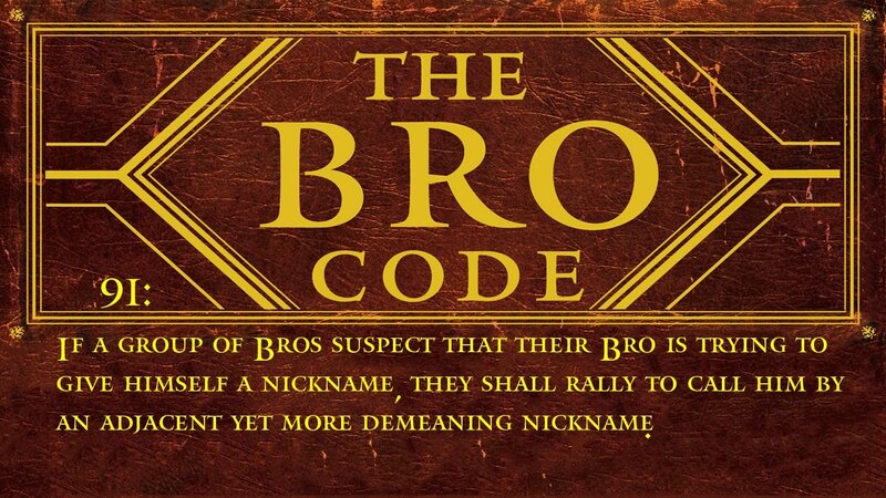The Bro Code Rule 91