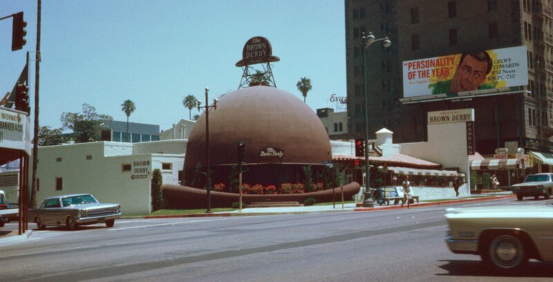The Brown Derby restaurant in Los Angeles