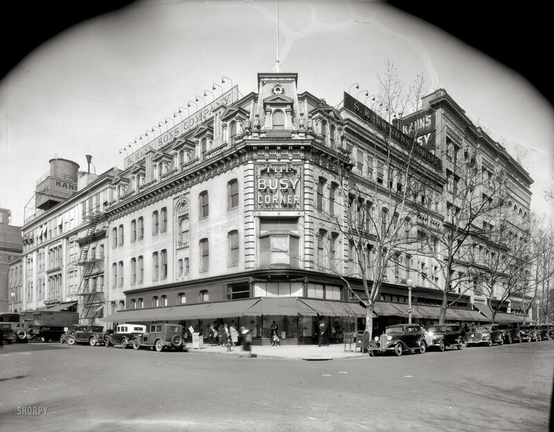 The Busy Corner building
