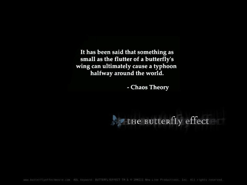 the butterfly effect movie title card