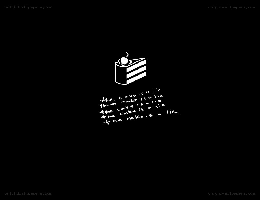 The cake is a lie