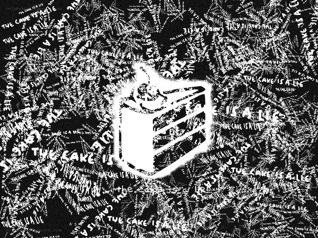 The Cake Is a Lie artwork