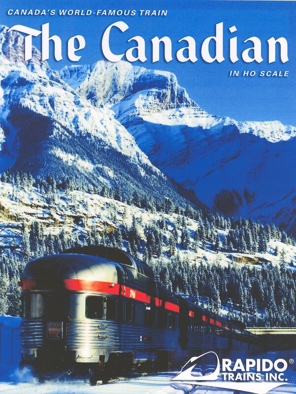 The Canadian train in snow