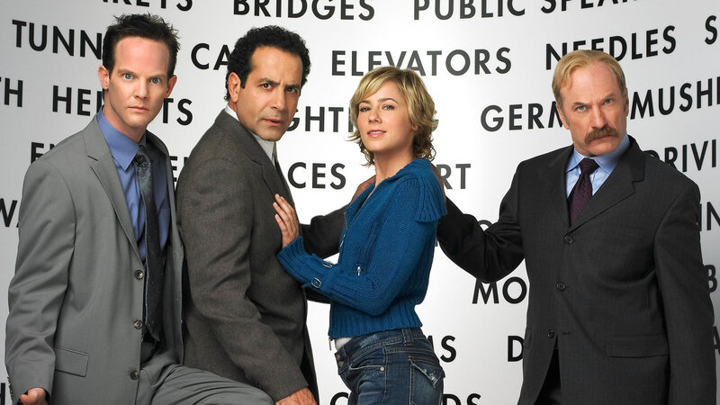 The cast of a TV show