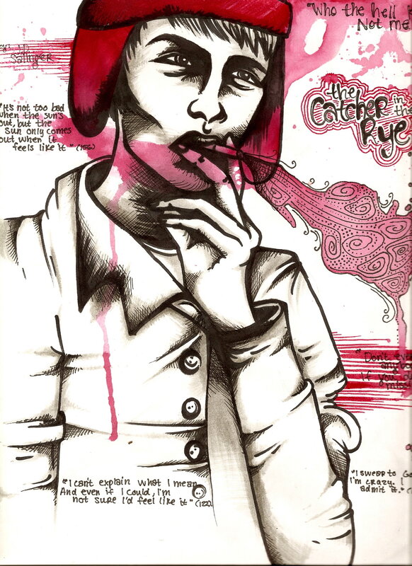 The Catcher in the Rye illustration