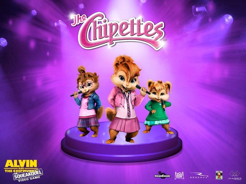 The Chipettes on stage