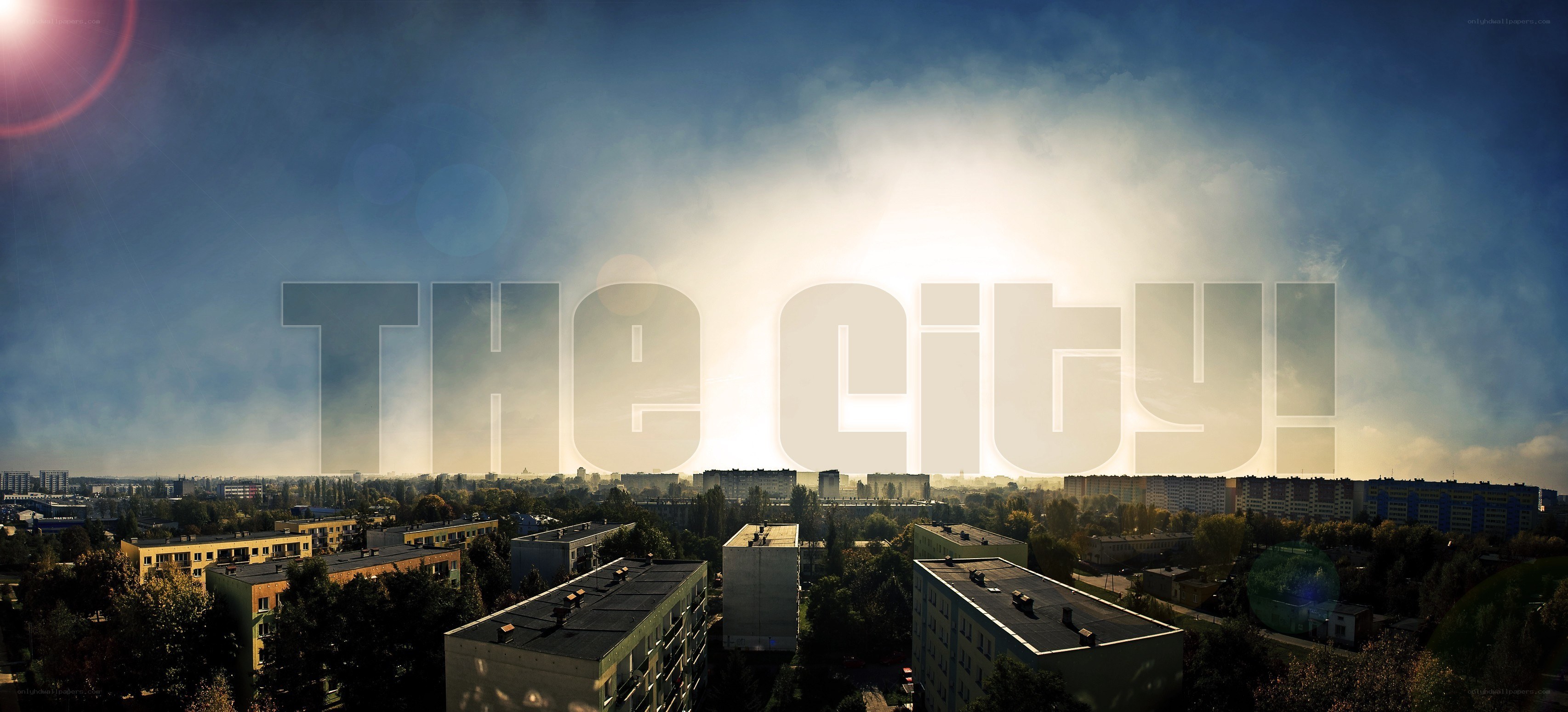 The City Title Over Urban View