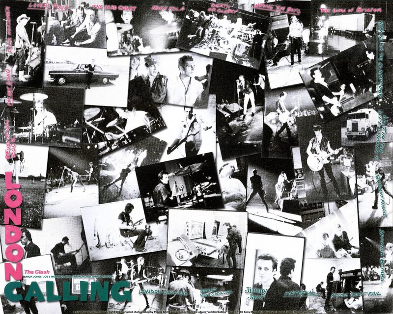The Clash album cover collage