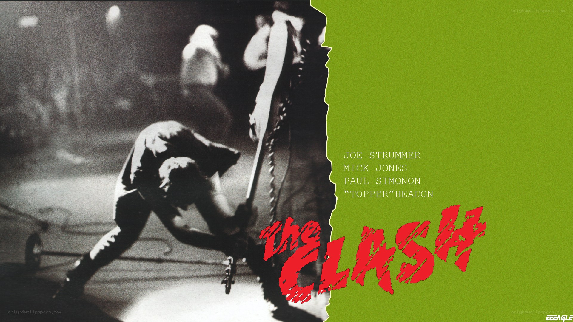 The Clash band poster