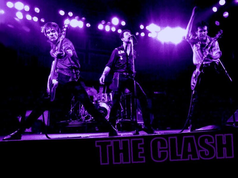 The Clash on stage